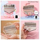 17 Keys 21Keys Acrylic Kalimba Thumb Piano Portable Travel Gift for Beginners