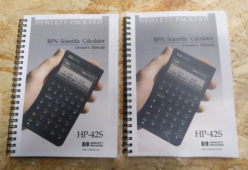 MANUALE CALCOLATRICE HP 42S OWNER'S MANUAL RISTAMPA A COLORI INGLESE DUE PARTI - 第 9/12 張圖片
