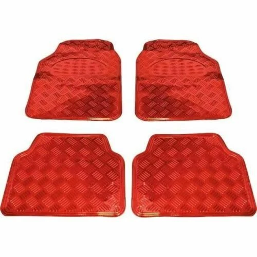 Alfombrillas, esterillas y revestimientos rojos para coches