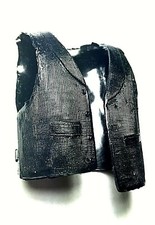 Marx Vintage Johnny West Sheriff Garrett Black Western Cowboy Vest Clean L K