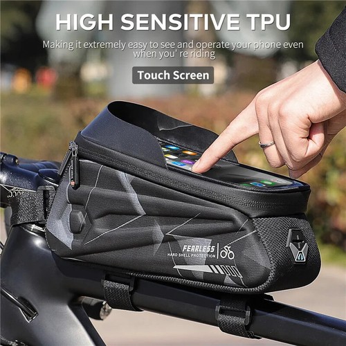 Bolsa de bicicleta impermeable con pantalla táctil sensible de 7,0 pulgadas para teléfono MTB bicicleta de carretera - Imagen 5 de 22