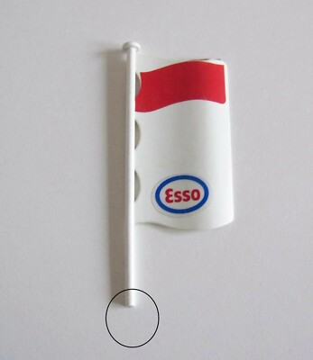 Playmobil (R32c03) STATION - Large Flap Esso 3439 Broken Yellow