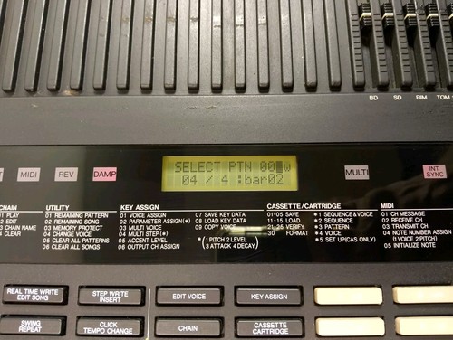 Yamaha RX5 Drum Machine With ROM Cartridge / Working & Tested Condition - Picture 13 of 24