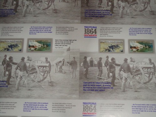 10 US #4910-1 Imperf Press Sheets, Civil War 1864