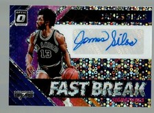 2018-19 Donruss Optic Fast Break Signatures #FB-JSL James Silas