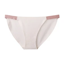 Womens Tanga Bikinis Panties Knitted Cotton Knickers Thongs Underwear XL White