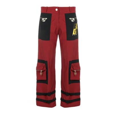 Made in Italy GCDS Cargo Goth Bondage Pants Y2K Size Large NWT Retro