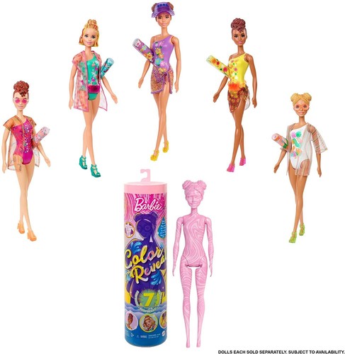 NEW OFFICIAL CHILDRENS BARBIE DOLLS FASHIONISTA PRINCESS COLOR REVEAL DREAMTOPIA - Picture 5 of 55