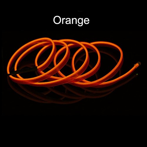 Flexible 1M 2M LED Neon Light Glow EL Wire Strip tube Rope Home Car Decor NEW - Picture 20 of 24