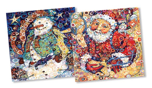 10x Eco-Friendly 100% Recycled Christmas Cards - Various Designs - Picture 10 of 16