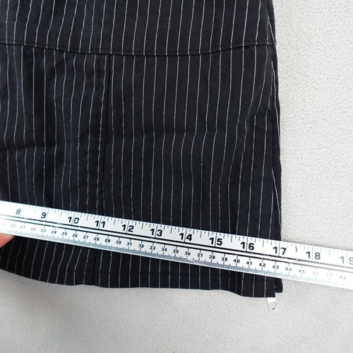 Lip Service Dress Womens S Black Bondage Pinstripes Straps Gangsta Pranksta VTG - Picture 5 of 22