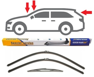 SCHEIBENWISCHER WISCHERBLÄTTER für C4 GRAND PICASSO 2006-2008 VORNE + HINTEN