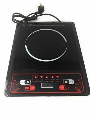 ACD & SHOP Piastra a Induzione Fornello Piano Cottura Elettrico Portatile Singola 2000 W