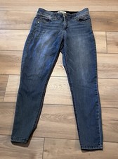 Democracy Jeans Womens Size 6 Ab Technology Straight Leg Med Wash Blue Stretch