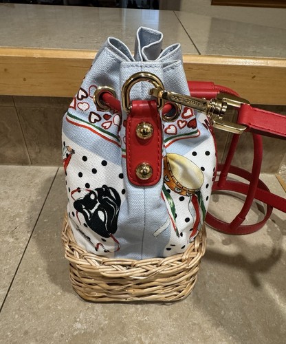NUEVO Bolso Cubo de Mimbre Italiano Dolce & Gabbana D&G Secchiello Midollino MUY RARO - Imagen 6 de 22
