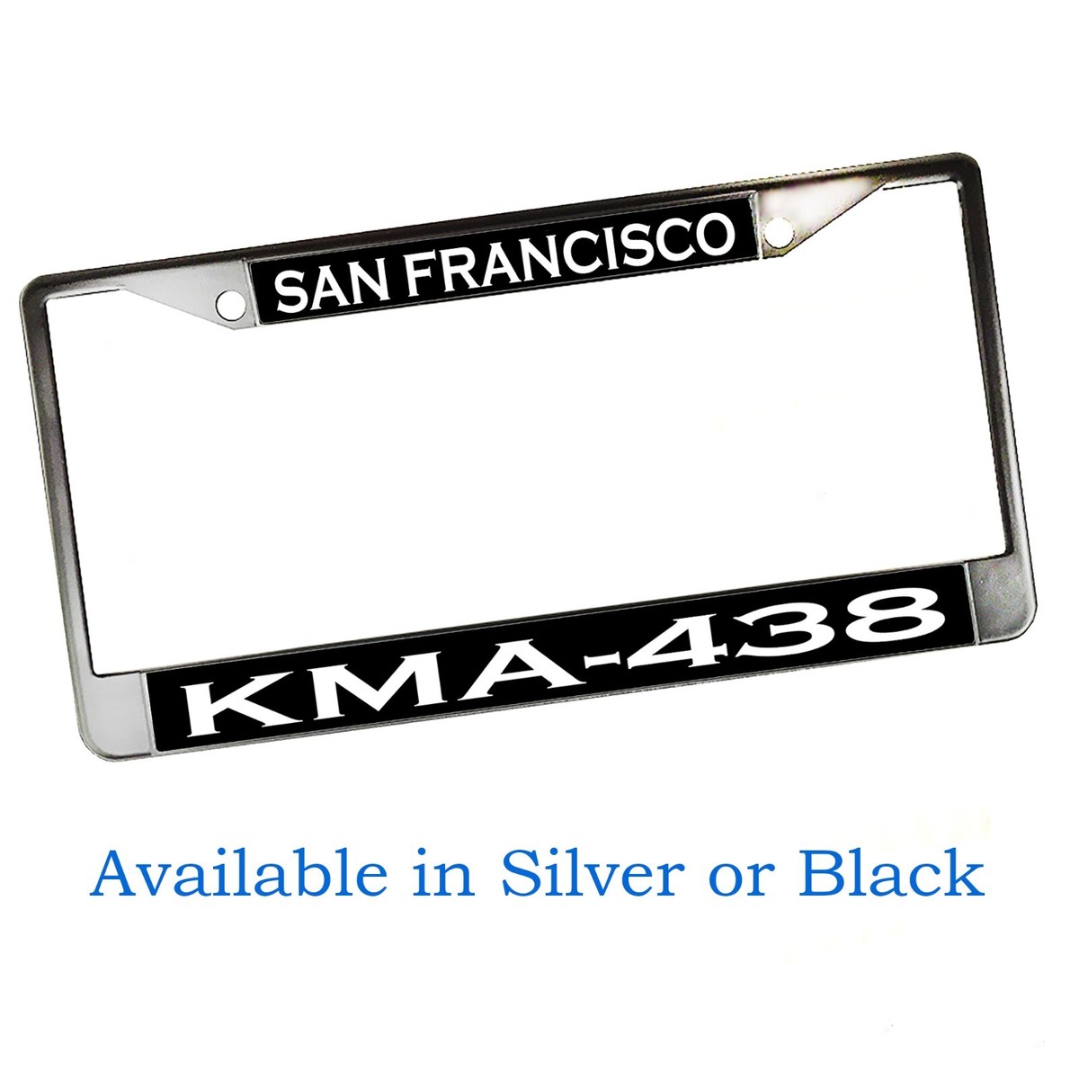ONESan Francisco Police Radio Call Sign KMA-438 Metal License