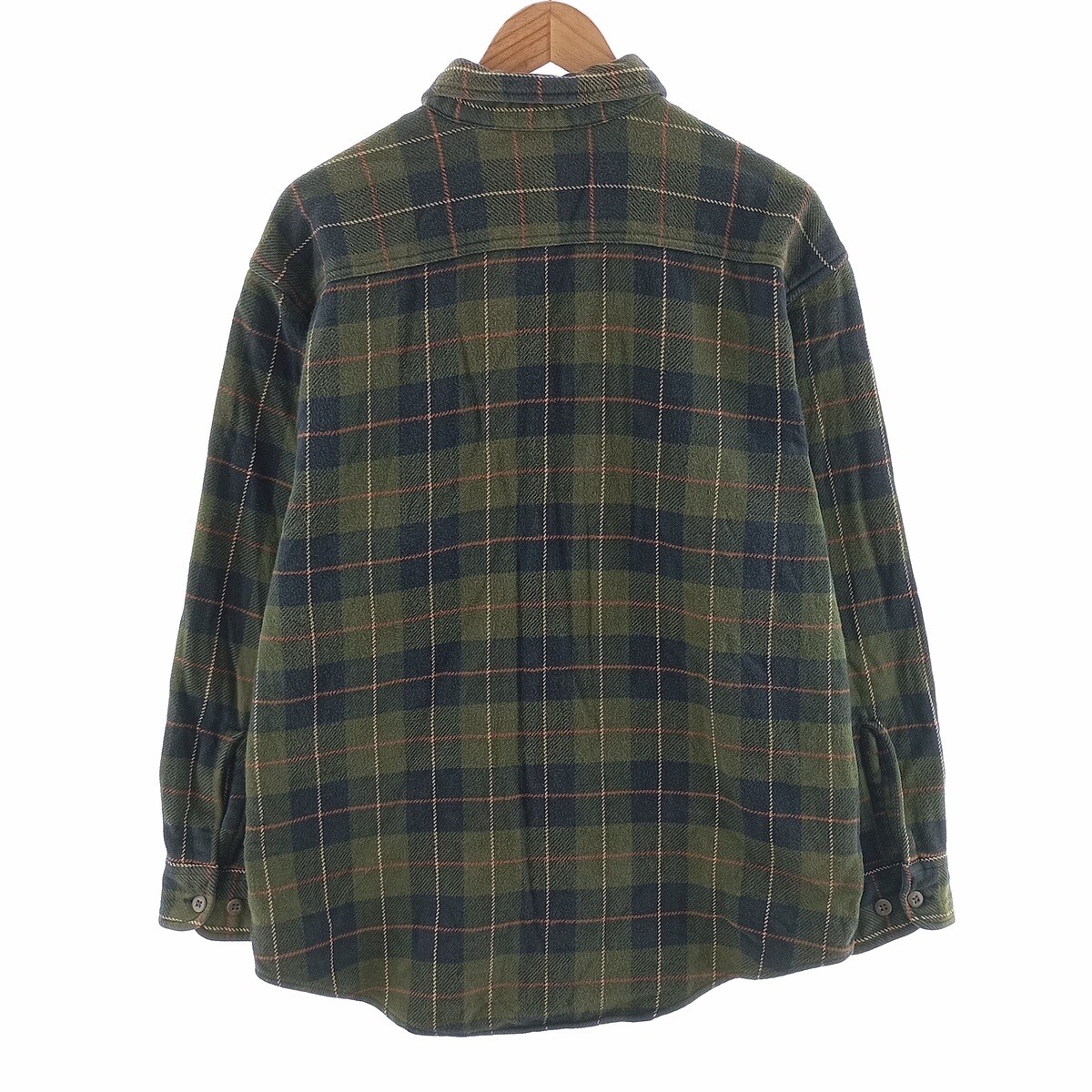 トップス 90s/ST JOHN'S BAY L/S Flannel Shirt Vintage Plaid Flannel Shirt St John's Bay 3XL 90s Purple