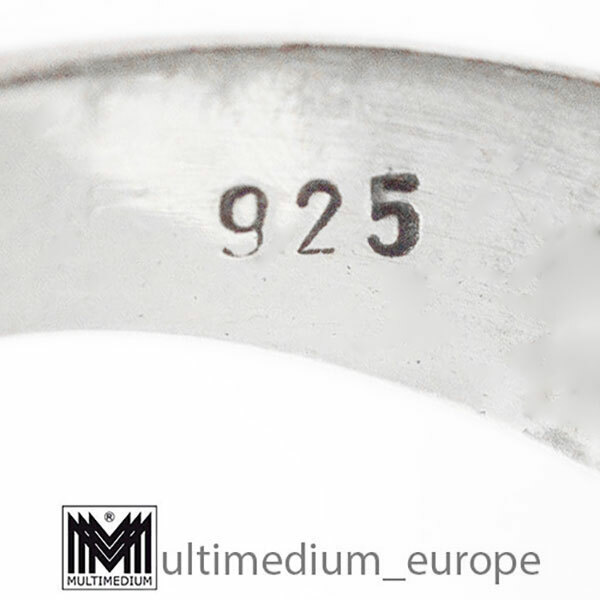 Details zu Entzückender Silber Ring Nautilus Muschel Fingerring im Jugendstil Billiger Sprengstoffkauf