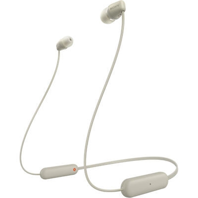 Sony WI-C100C, Kopfhörer, beige