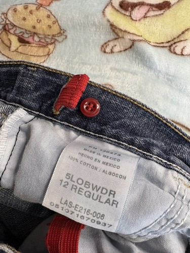 Wrangler Boys 12 Regular Jeans Denim Adjustable Pockets Zipper Straight Leg Blue - Picture 9 of 14
