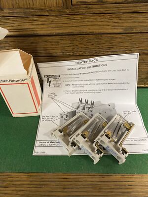 Eaton Cutler Hammer H2010B-3 Heater Pack Freedom Series 6.75-11A, 3 ...