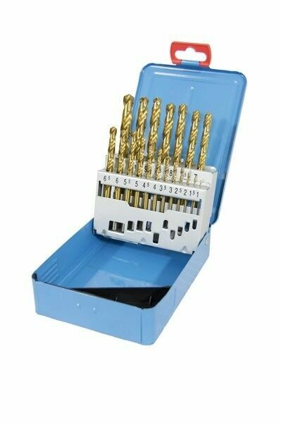 P&N Drill Bit Set Tin PM3 1.0-10.0x0.5mm  25 Piece Metric 150B0WS3M main image 1