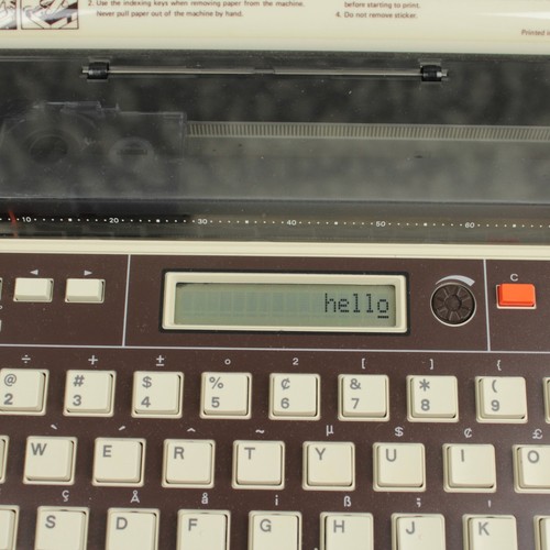 Vintage Brother EP-20 Portable Word Processor Typewriter Ultracompact Tested - Picture 8 of 14