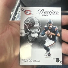 2024 Prestige CALEB WILLIAMS #401 Rookie 1st Pro Uni Chicago Bears SP RC🏈🏈