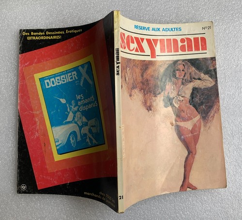 BD Adulte Petit Format SEXYMAN n° 21 LES PETITES ALLEMANDES type ELVIFRANCE 1982 - Picture 3 of 6