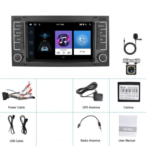 DAB+ Android 13 Autoradio GPS NAVI Wifi BT Für VW Touareg T5 Multivan + Camera - Bild 14 von 14