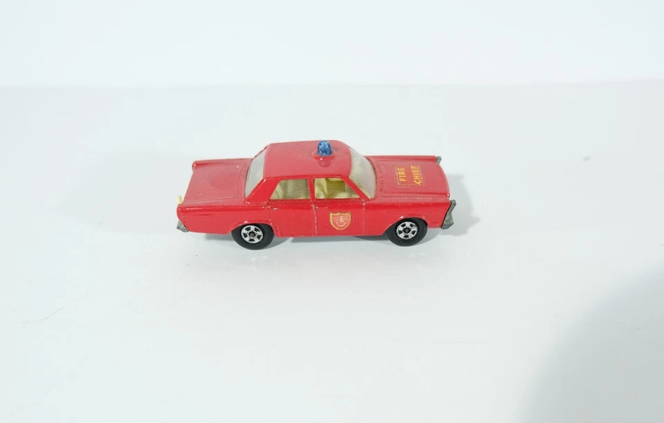 Matchbox Lesney Superfast 59 Mercury Fire Chief Car | Rojo Diecast Sin Caja A5 Foto 4 de 4