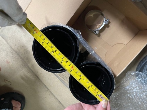 63-101mm 2.5'' For BMW Matte Dual Car Carbon Fiber Exhaust TWIN End Tip Pipes - Picture 5 of 7