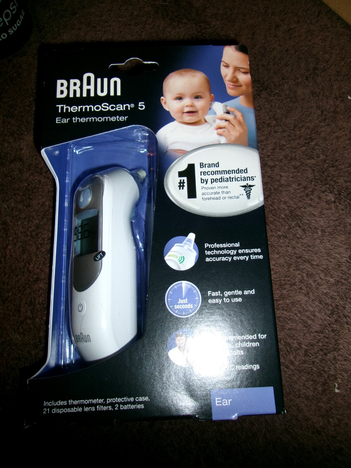 Braun ThermoScan 5 Ear Thermometer Model IRT6500 328785060157 eBay