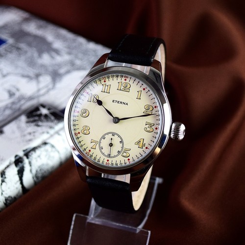 Eterna Vintage Men's Swiss Wristwatch Antique Marriage Watch Serviced Swiss Made - Picture 2 of 12