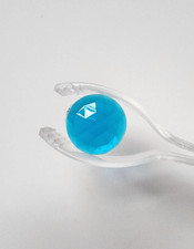 Round Faceted Jewels- German Made- Opal Aquamarine- Multiple Sizes