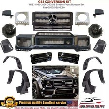 G63 Body Kit Black Lights Tail Lights Flare Bumper Grille Mirrors Smoke signals