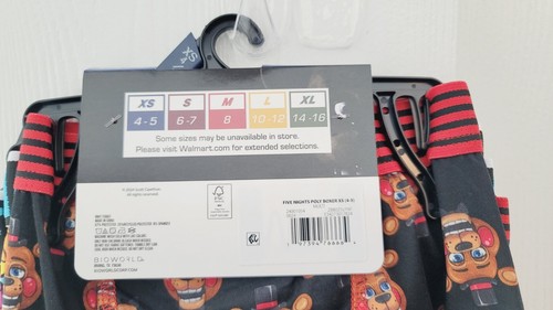 Five Nights At Freddy's Athletic Boxer Briefs Boys Size XS (4-5), 4pack - Picture 4 of 6