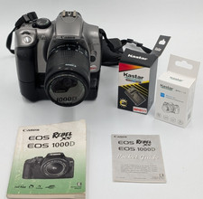 Canon EOS Rebel Camera DS6041 With EFS 18-55mm Lens Battery Grip Charger