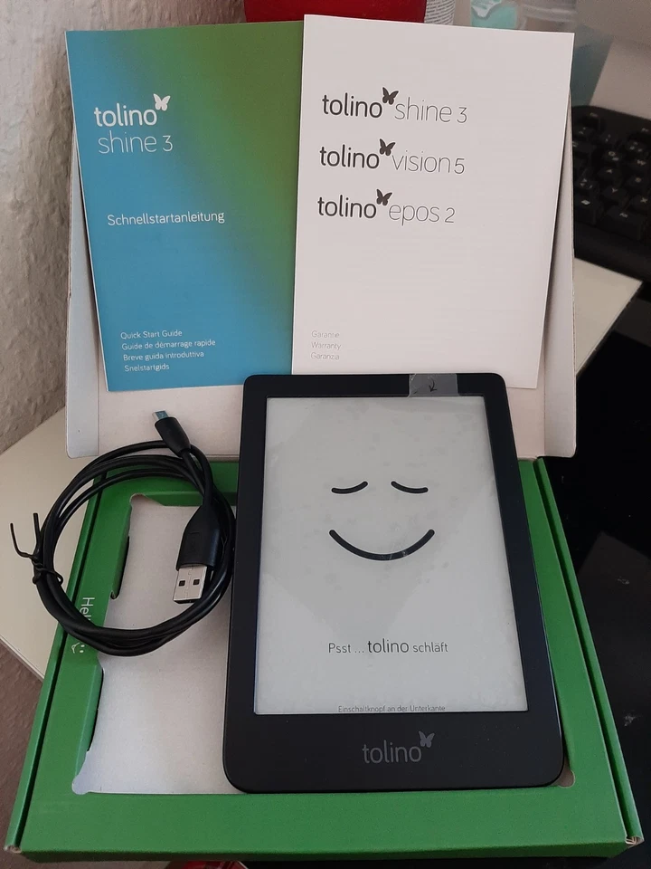 Tolino Shine 3 eBook-Reader neuwertig