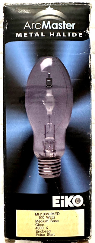 EiKO ArcMaster Hi-Intensity Discharge Pulse Start Metal Halide Bulb MH100/U/MED