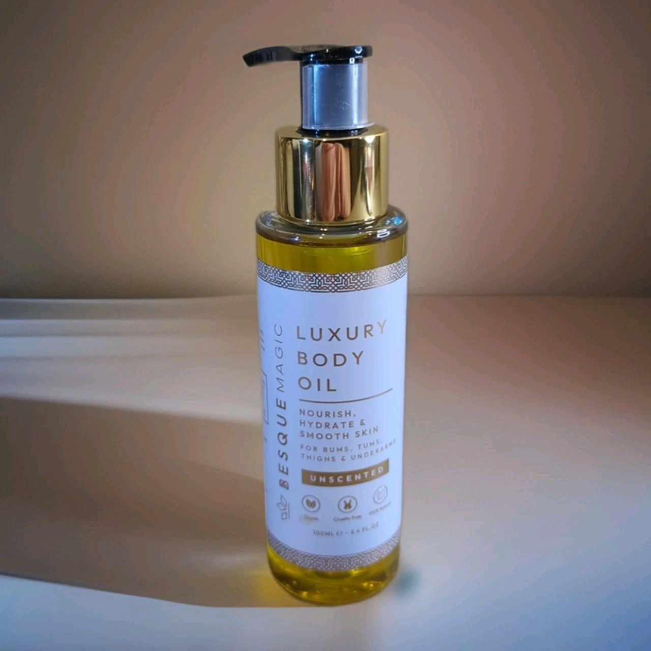 Besque Magic Luxury Body Oil Bums Tums Thighs and Underarms 100ml FREE SHIPPING