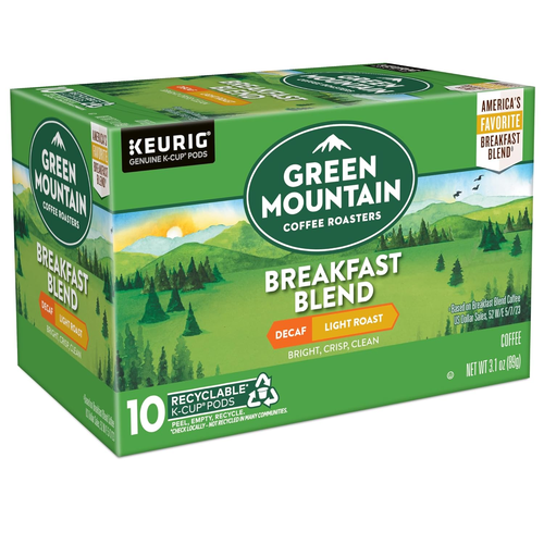 Breakfast Blend Decaf, Keurig Single Serve K-Cup Pods, Light Roast Coffee, 60 Co - Picture 12 of 12