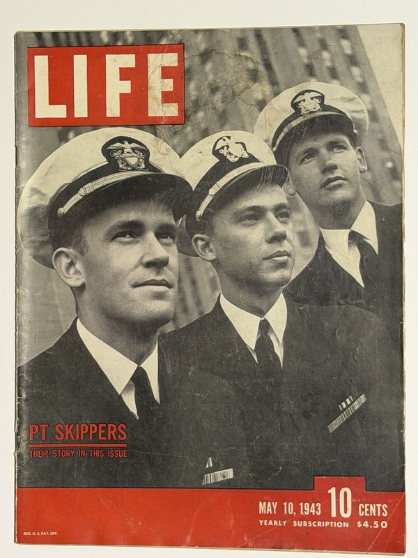 LIFE Magazine May 10 1943 Illustrated English War Navy PT Skippers Chesterfield…