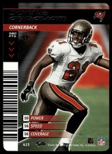 2001 NFL Showdown 1st Edition #415 Donnie Abraham