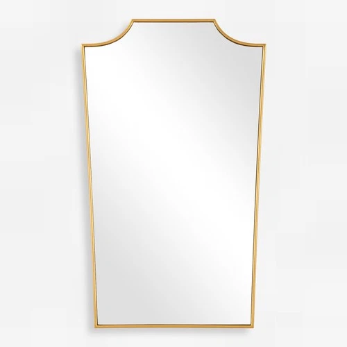 Uttermost 08239 Demure 24"W x 40"H Specialty Flat Accent Mirror - Gold - Picture 1 of 6