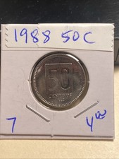 1988 Ecuador 50 Centavos BU Free Shipping