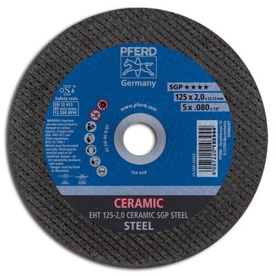 25 x PFERD TRENNSCHEIBE EHT 125-2,0 CERAMIC SGP STEEL NR. 61312520, PFERD TOOLS