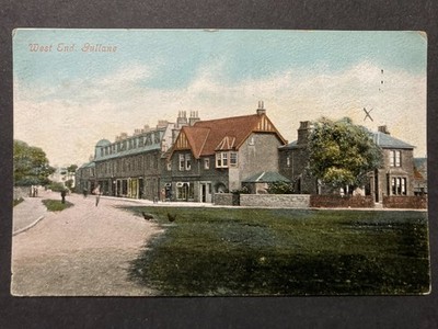 West End, Gullane East Lothian Vintage Postcard E22