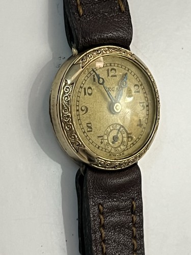 reloj vegal vintage Suiss Art Deco Lleno De Oro KJ Doublé - Imagen 3 de 11