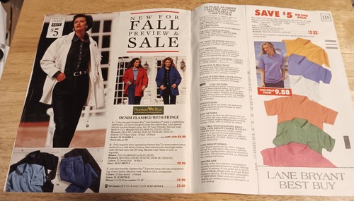 1992 LANE BRYANT Final Summer Sale catalog 96 Pages - Picture 10 of 11